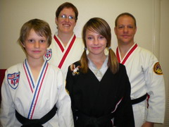 Four Black Belt in one family